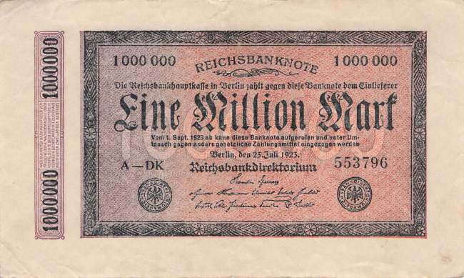 1 Million Mark 1923